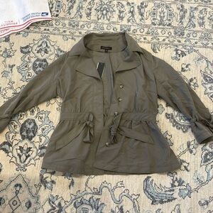 Banana Republic Tie Waist Peplum Blazer